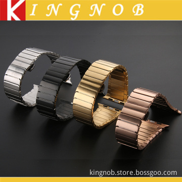 Quality 316L Stainless Steel Metal Wrist Watch Band Bracelet Link For Apple Watch Strap